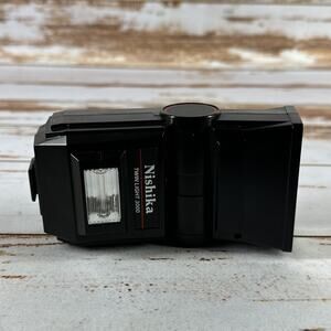 Nishika Twin Light 3000Variable Angle Electronic Camera Flash Vintage Not Tested